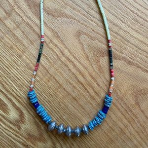 African trade bead necklace
